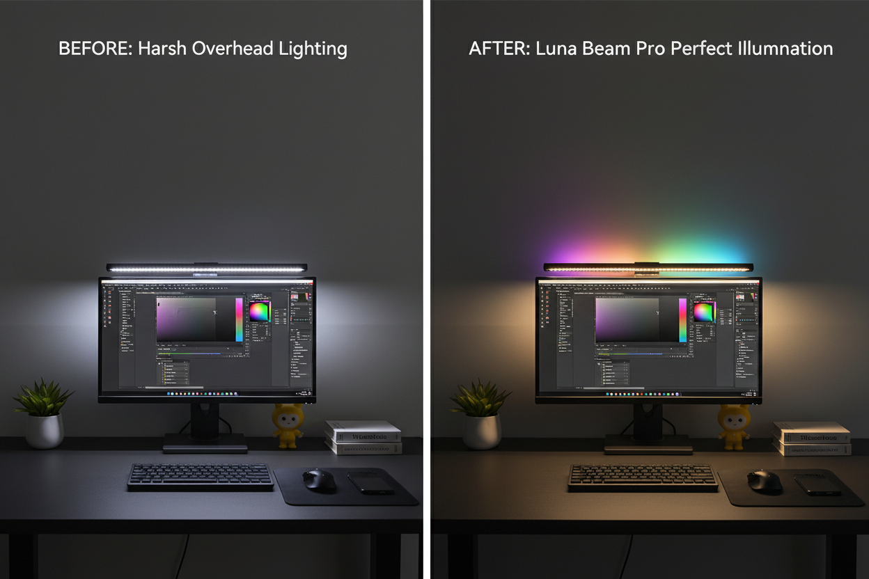 Comparaison zéro reflet